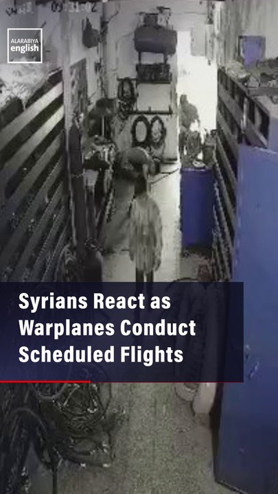 Syrians React as Warplanes Conduct Scheduled Flights