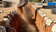 ¡EL NACIMIENTO DE UNA MANSIÓN! 🏗️ Cimientos de acero y hormigón, #shorts #construccion