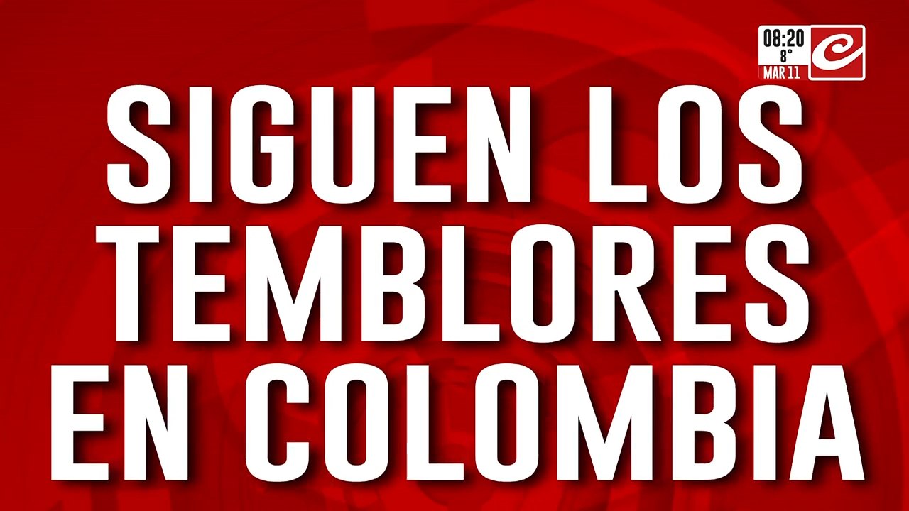 Alerta máxima por nuevos temblores en Colombia: crece la angustia y la desesperación