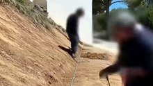 De talud inestable a muro de hormigón en 15 segundos (IA) #ia #heavycivil #reformas