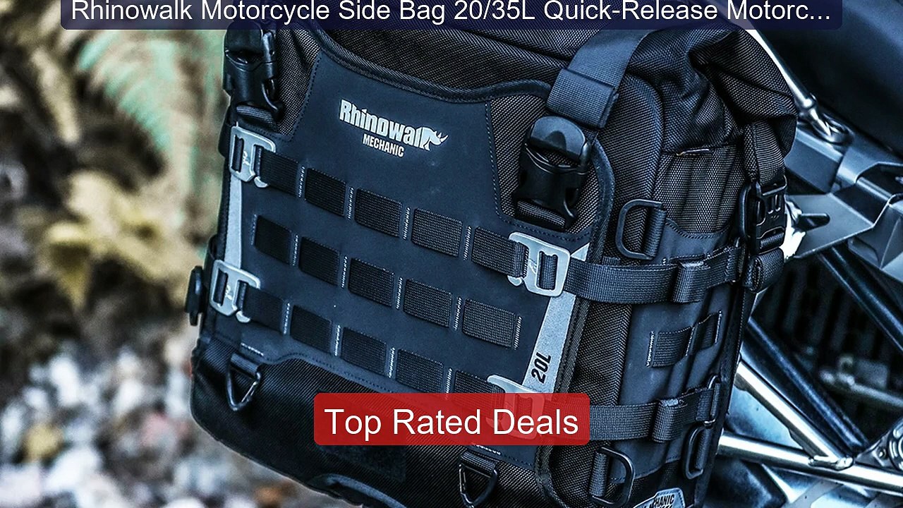 Rhinowalk Motorcycle Side Bag 20/35L Quick-Release Motorcycle ... -- Hot Deal 2026 | Limited Offer!