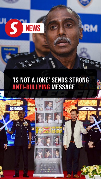 'Is Not a Joke': police, dream film take on school bullying