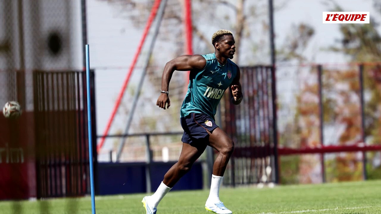 Paul Pogba écourte sa séance d'entraînement avec Monaco craignant une blessure à la cuisse gauche - Foot - Ligue 1 - Monaco