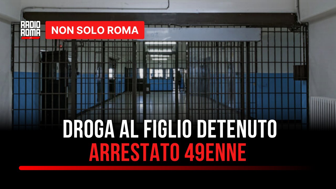 Tenta di portare la droga al figlio detenuto: 49enne arrestato a Civitavecchia