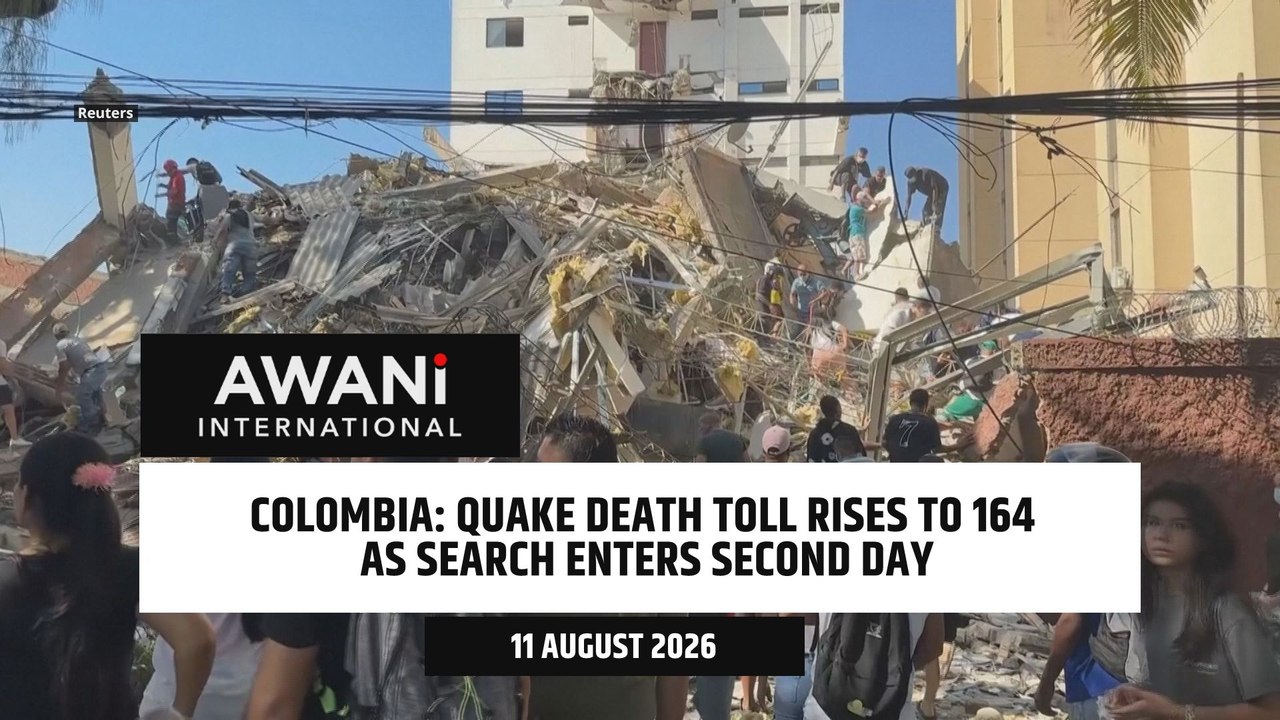 Colombia: Quake death toll rises to 164 as search enters second day