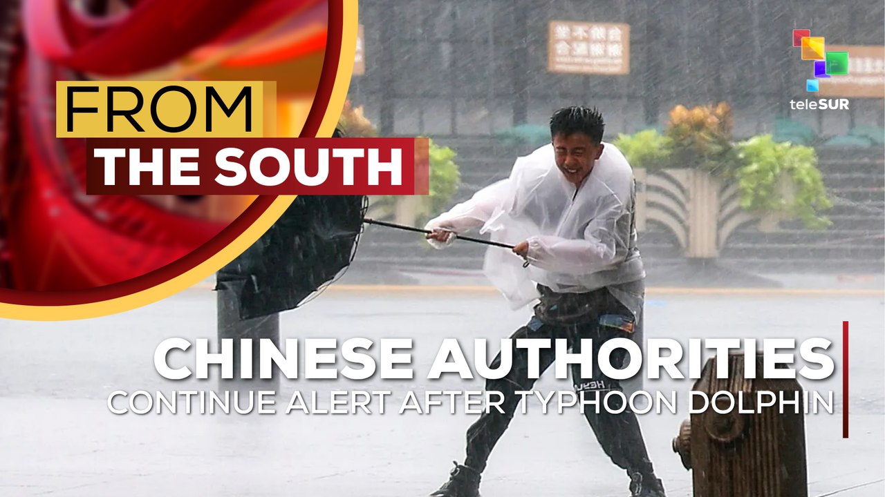 China | Typhoon Dolphin weakens into tropical storm as authorities continue
