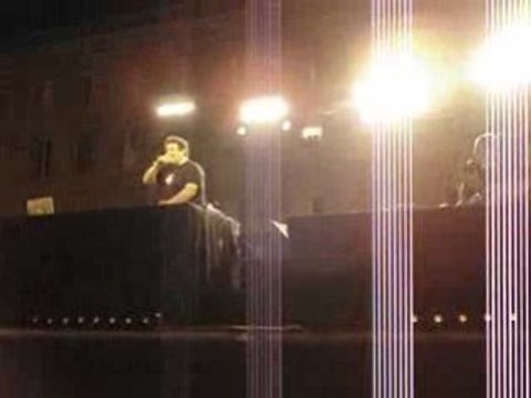 Joachim Garraud saluant le public carcassonnais^^