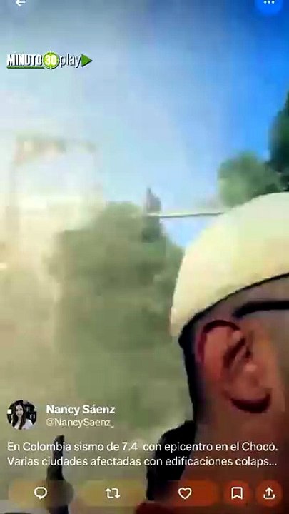 ¡Imágenes de pánico absoluto en las calles de Manizales!
