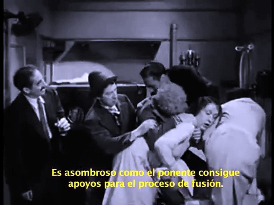 Congreso de CCOO de Madrid: Hermanos Marx: Escena camarote