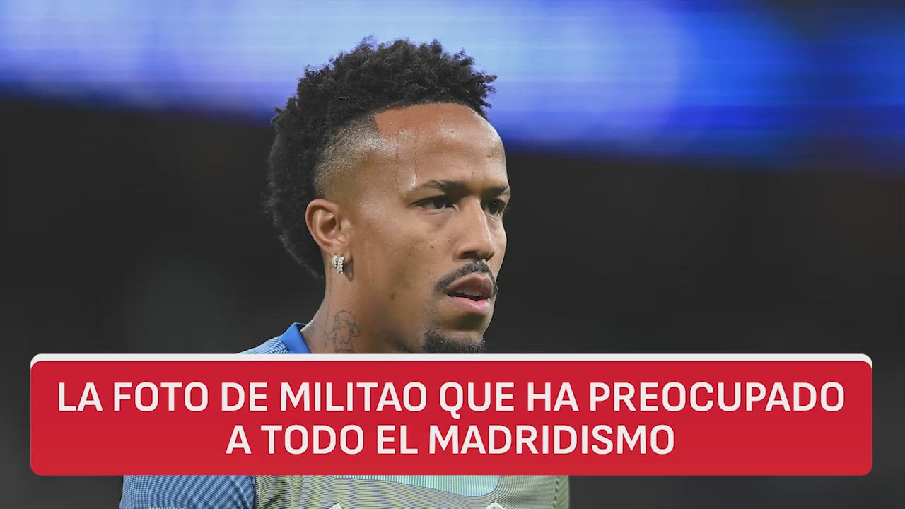 La foto en redes de Militao que preocupa al madridismo por su estado físico