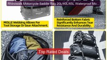 Rhinowalk Motorcycle Saddle Bag 20L/40L/65L Waterproof Motor ... -- Amazing Value 2026 | Must Have!