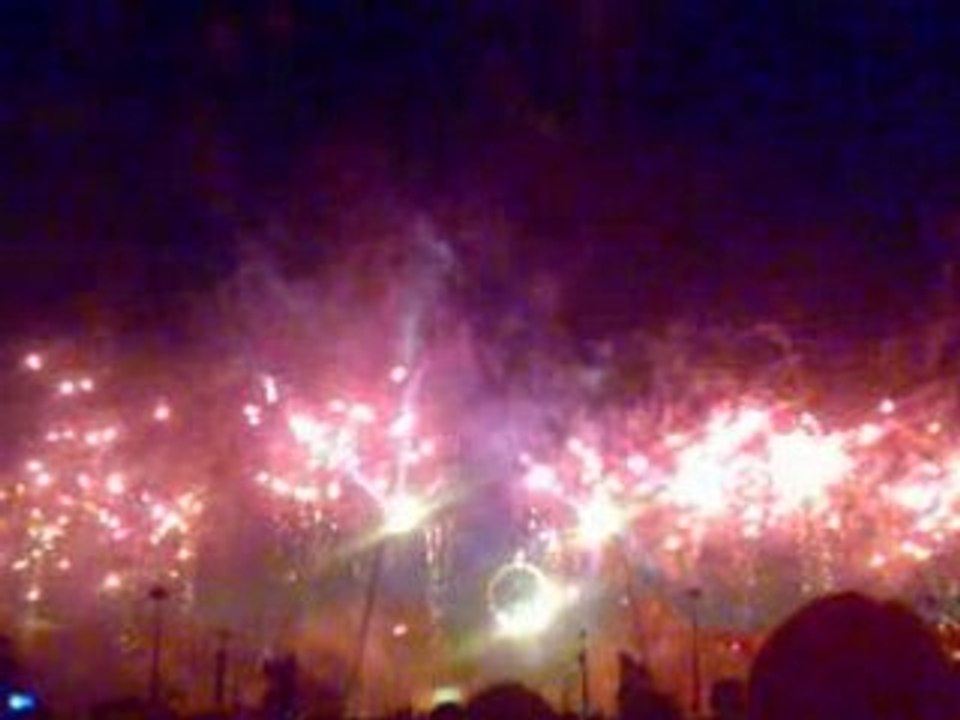 Feu d'artifice 14 juillet Paris. Trocadero, Tour Eiffel 2
