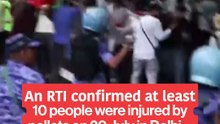 RTI reveals 10 pellet injury cases after Jantar Mantar protest