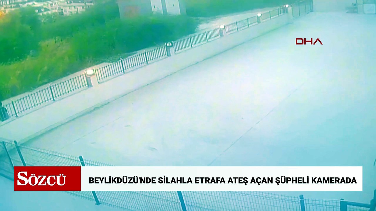 Beylikdüzü'nde silahla etrafa ateş açan şüpheli kamerada