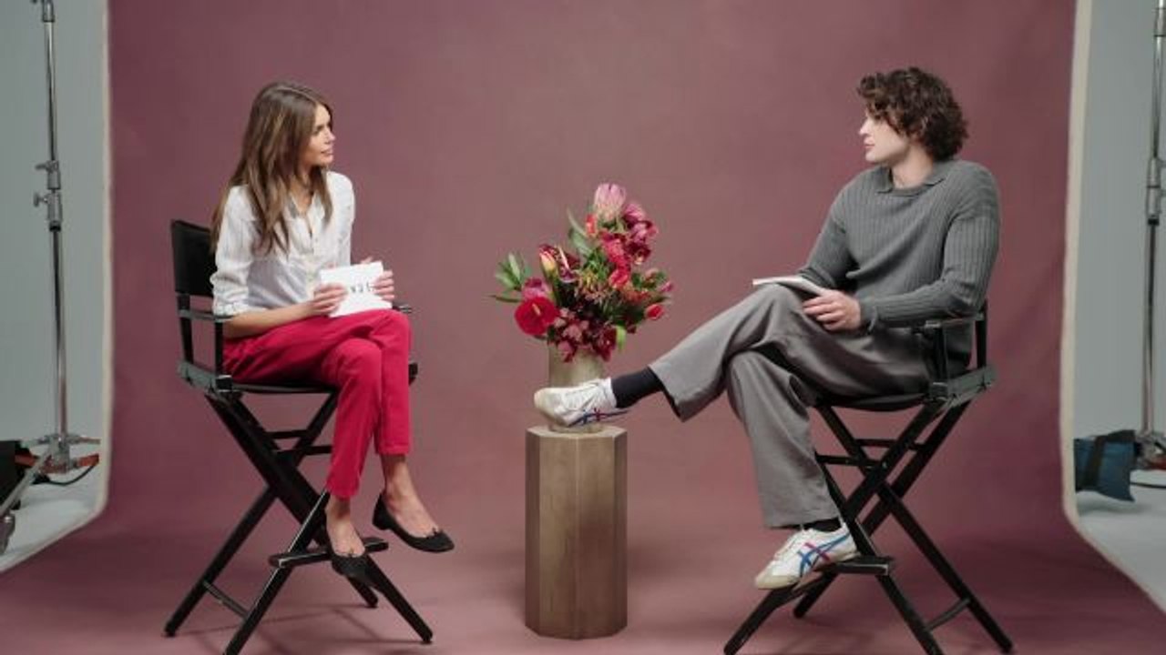 Kaia Gerber and Homer Gere Talk Secret Meme Acc...