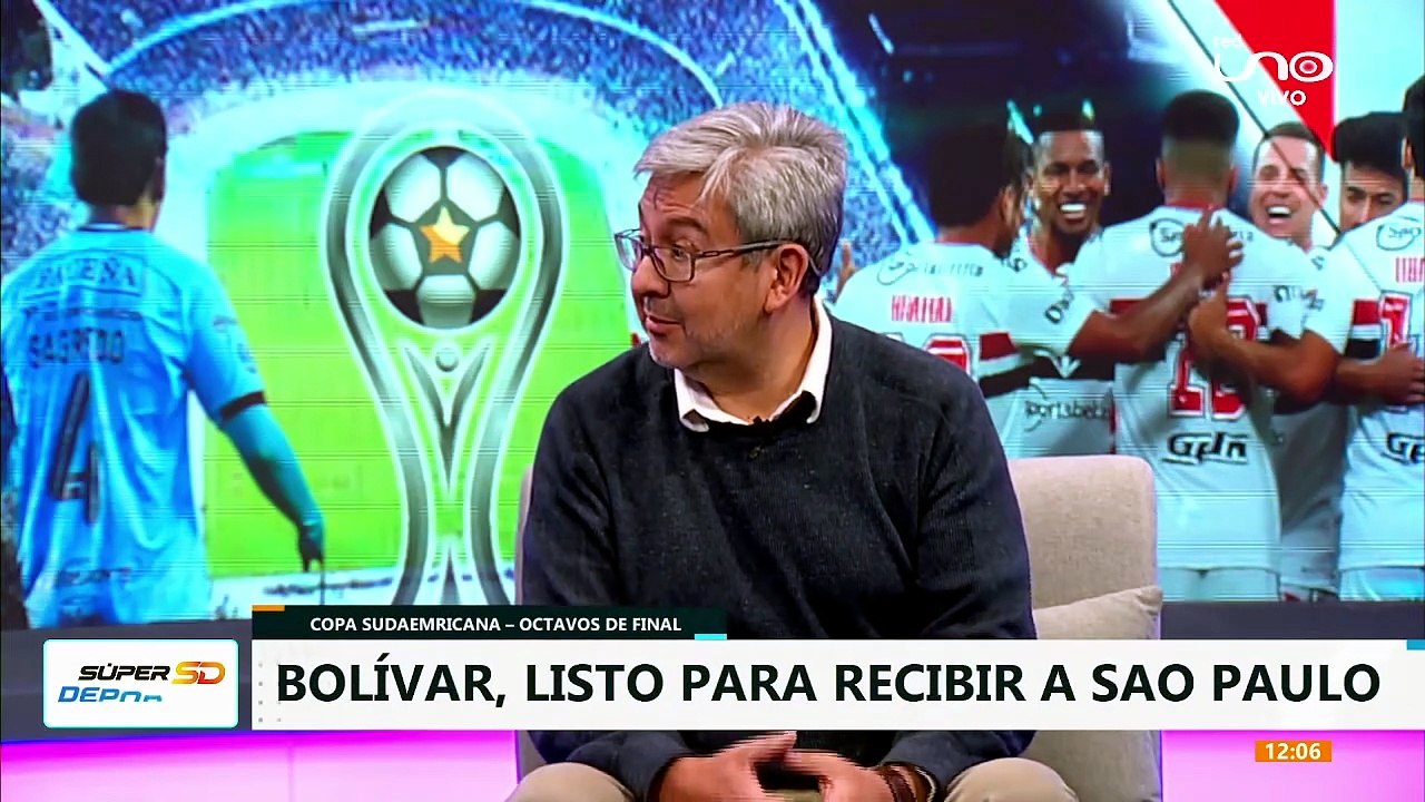BOLÍVAR, LISTO PARA RECIBIR A SAO PAULO