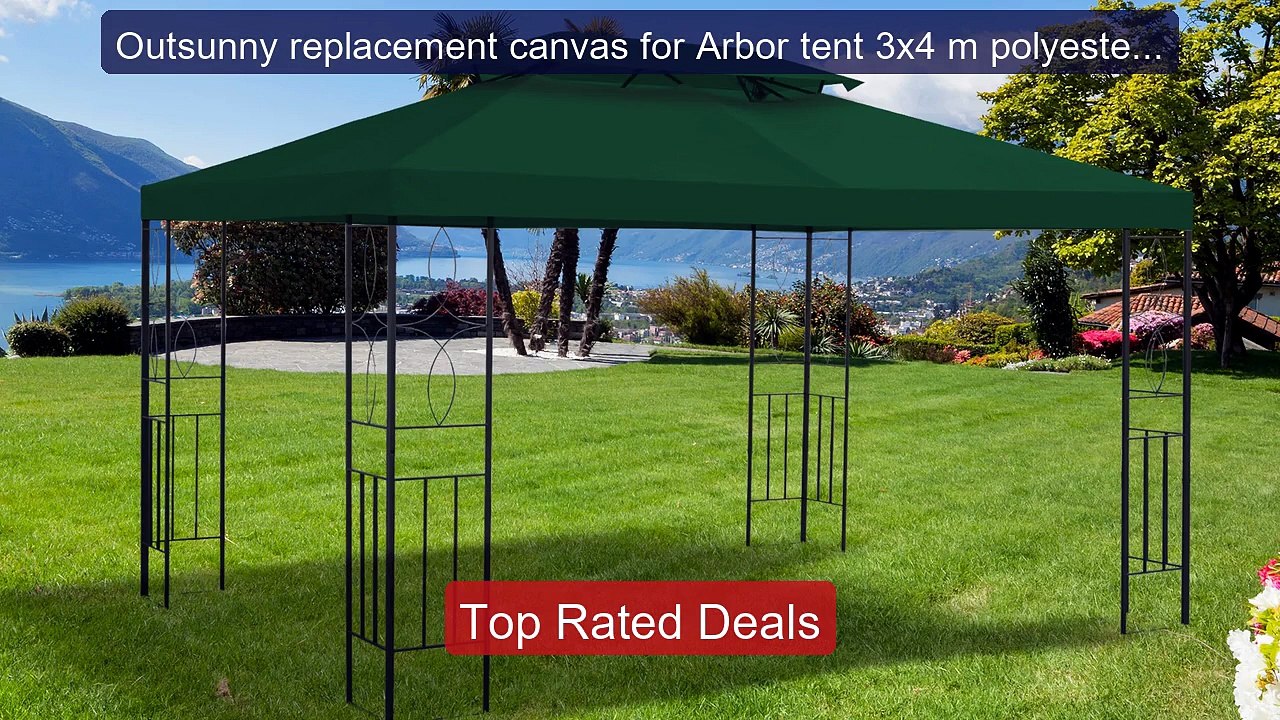 Outsunny replacement canvas for Arbor tent 3x4 m polyester hig... -- Hot Deal 2026 | Limited Offer!