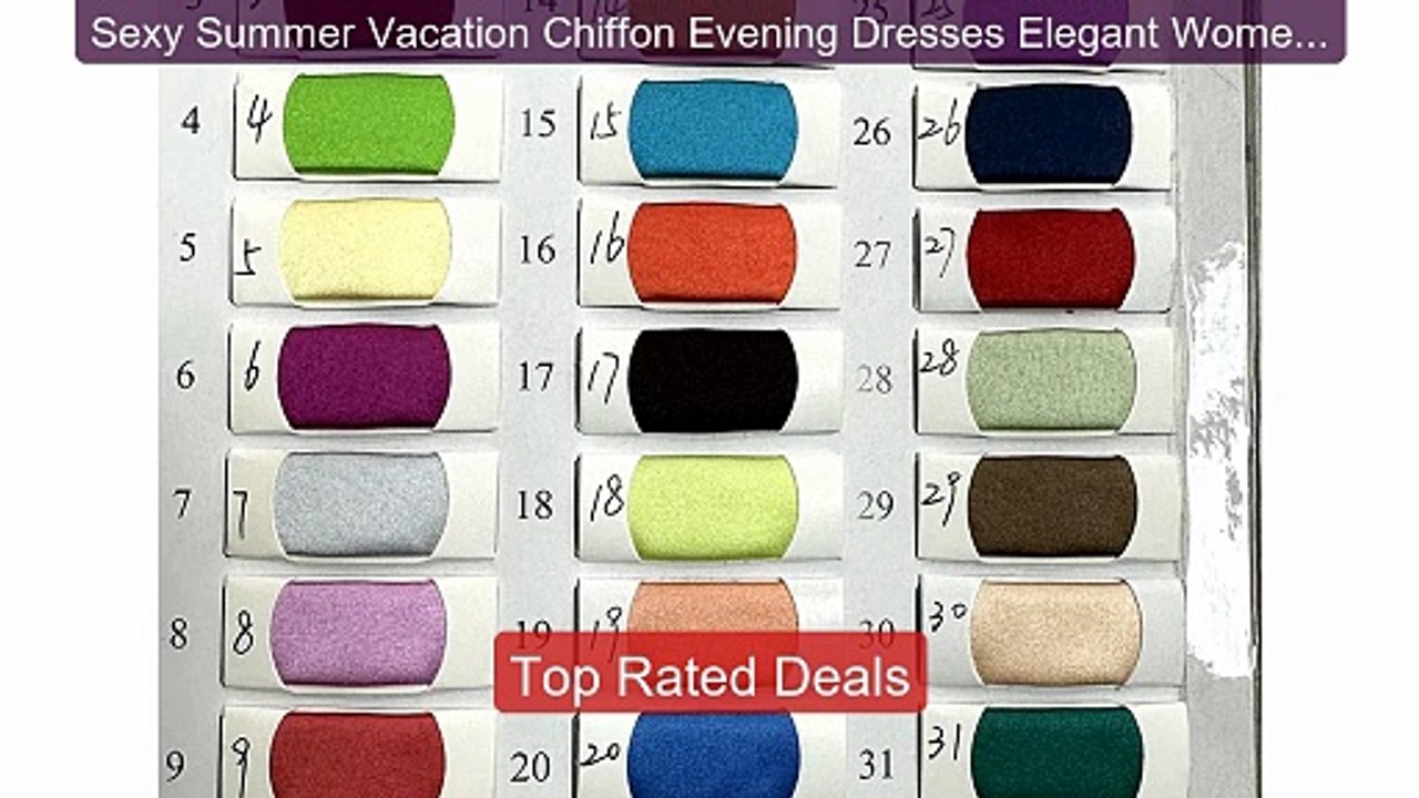 Sexy Summer Vacation Chiffon Evening Dresses Elegant Women Side Sp... -- Best Deal 2026 | Shop Now!