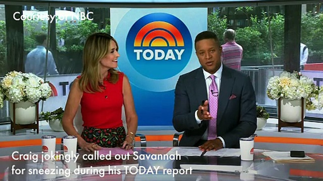 Savannah Guthrie's TODAY co-host Craig Melvin addresses her off-screen moment