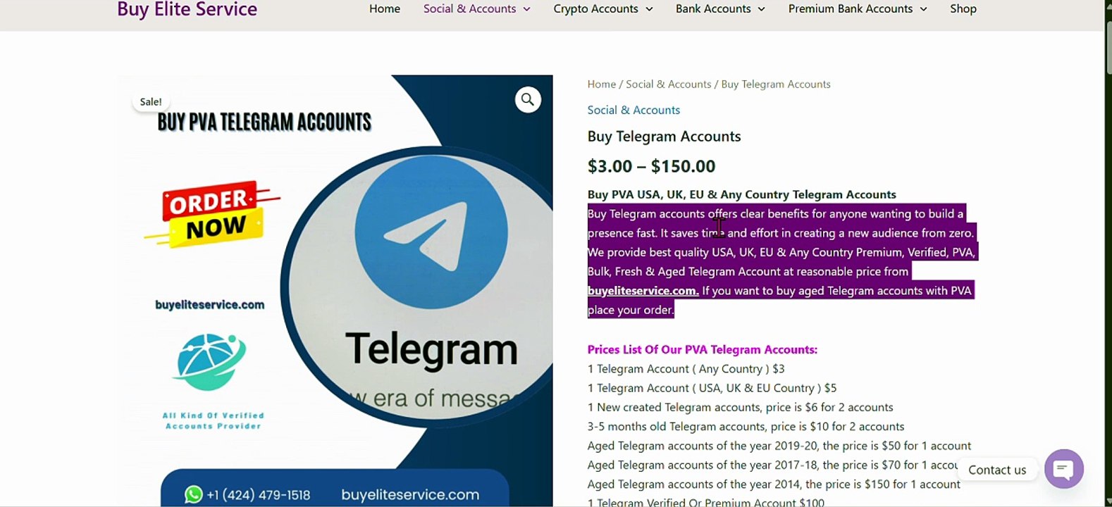 Top 119 Places to Buy Telegram Accounts safely in USA