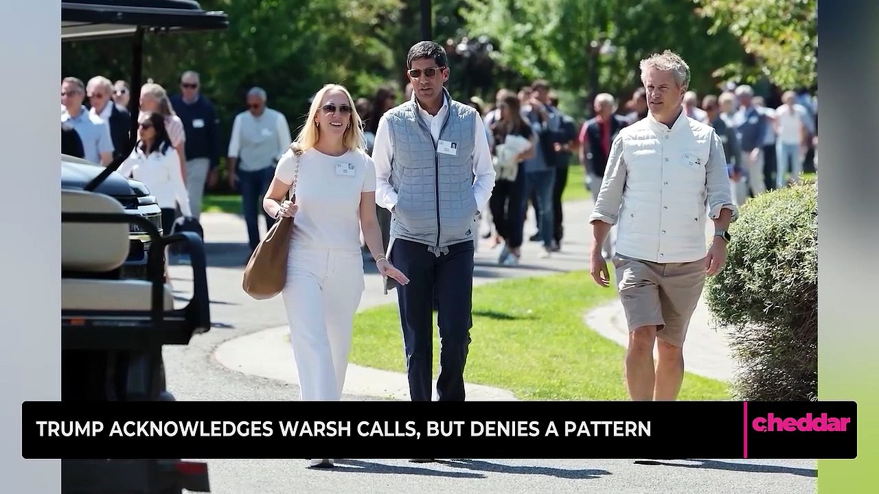 Trump Acknowledges Warsh Calls, But Denies a Pattern