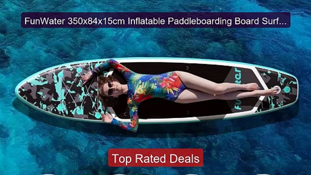FunWater 350x84x15cm Inflatable Paddleboarding Board Surfboard, st... -- Best Deal 2026 | Shop Now!