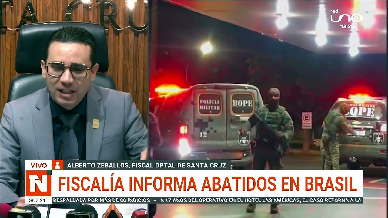 FISCALÍA INFORA ABATIDOS EN BRASIL
