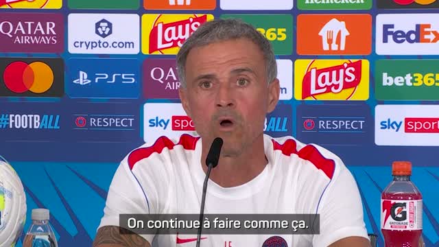 PSG - Luis Enrique : “Compliqué à gérer”