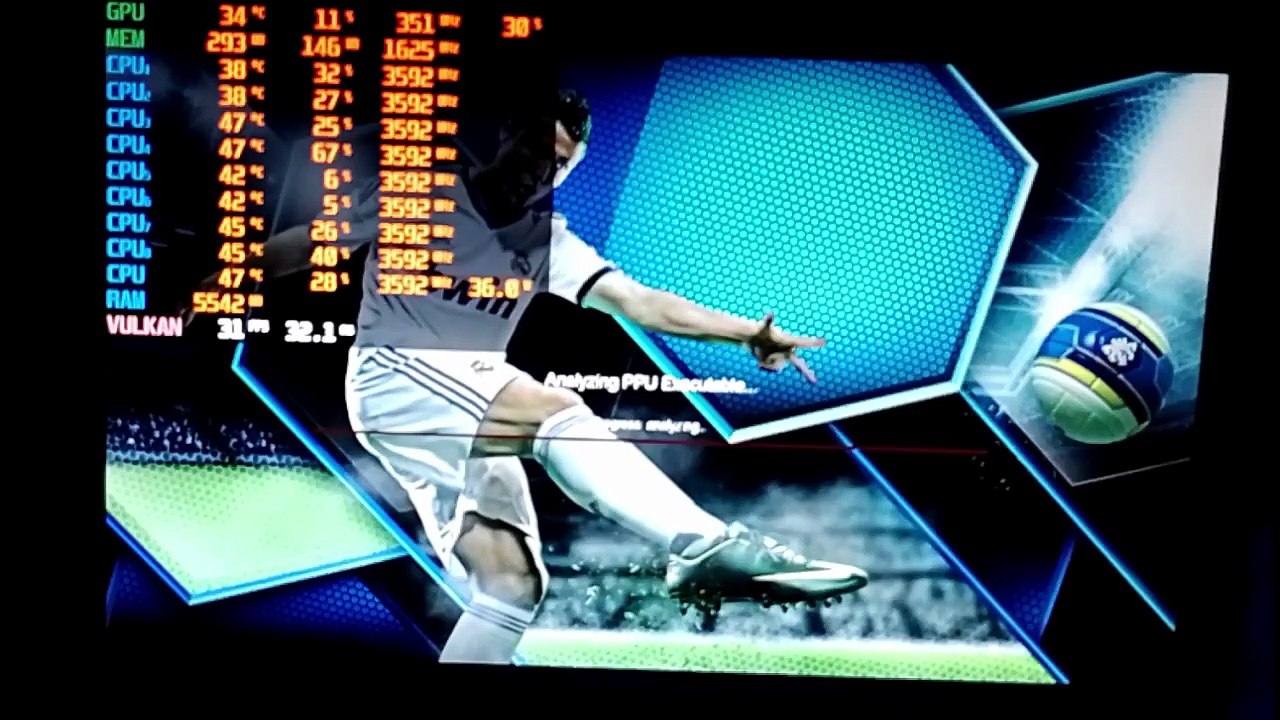 RPCS3 + PES 2023 i7 2600 + R7 360