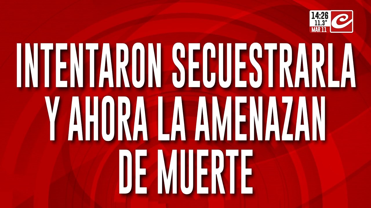 La pesadilla de Milena: intentaron secuestrarla y ahora la amenazan de muerte