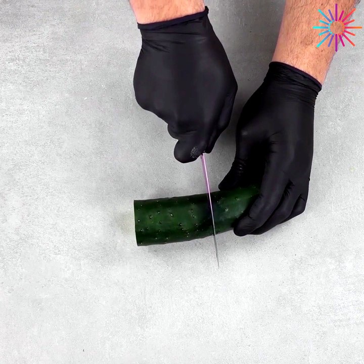 Make a chair with a cucumber!