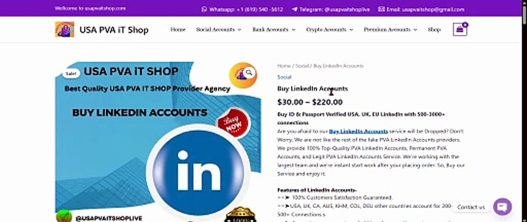 Top 711 Web to Buy LinkedIn Accounts – Verified, Aged ...