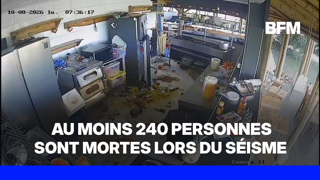 Colombie: le tremblement de terre vu depuis les caméras de surveillance d'un hôtel