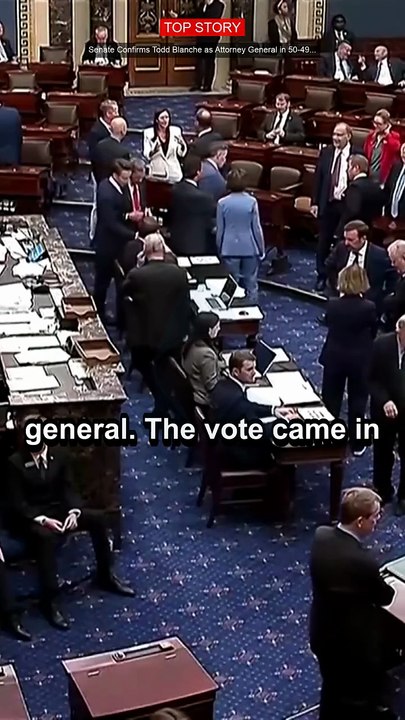 Senate Confirms Todd Blanche as Attorney General in 50-49 Vote #shorts