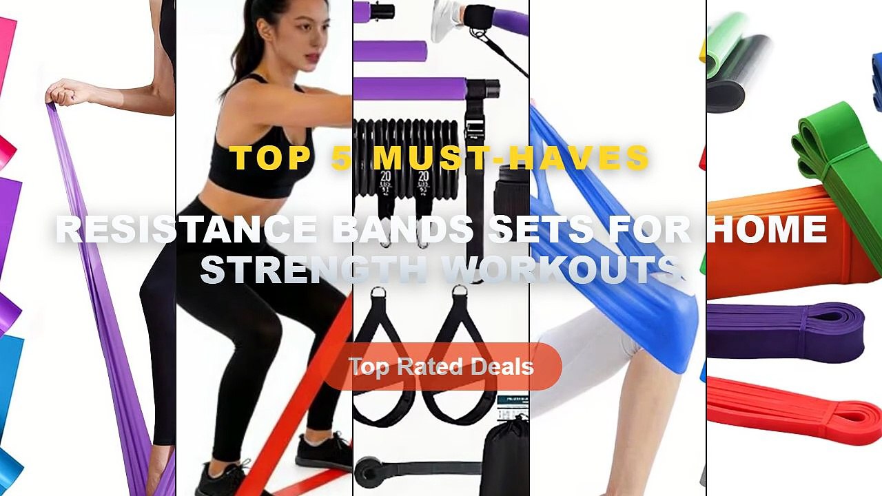 Amazing Resistance Bands Sets For Home Strength Workouts You Need To See - Fitness Resistance Bands Set –Elastic Exercis...