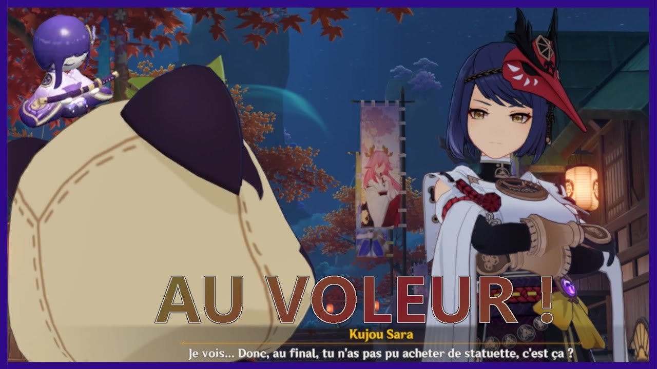 Genshin Impact FR | ANECDOTES DE L'IRODORI - QUI A VOLÉ LA STATUETTE DE NARUKAMI OGOSHO 3/4
