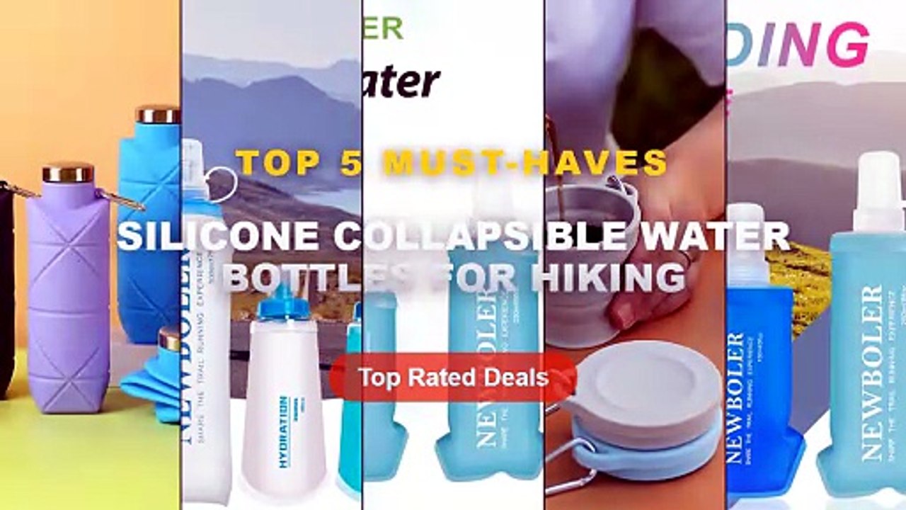 Amazing Silicone Collapsible Water Bottles For Hiking You Need To See - 1pc150ml/250ml/500ml Outdoor Collapsible Silicon...