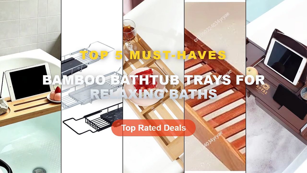 Don't Buy Bamboo Bathtub Trays For Relaxing Baths Before Watching This! - Nordic Extendable Bamboo Bathtub Tray Premium ...