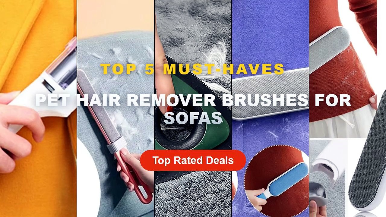 Pet Hair Remover Brushes For Sofas: Top 5 Best Sellers - Magic Clothes Lint Remover,Reusable Static Dusting Cleaning Bru...