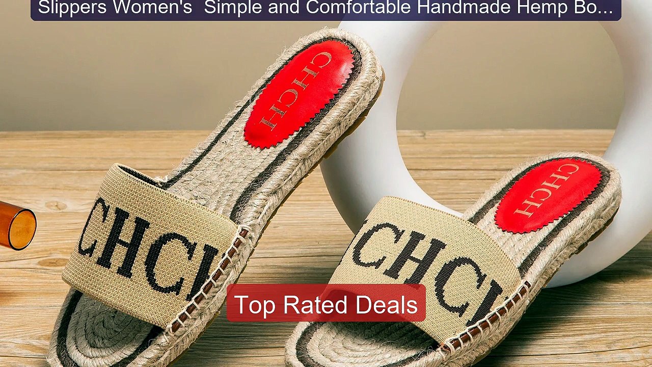 Slippers Women's  Simple and Comfortable Handmade Hemp Bottom Sand... -- Best Deal 2026 | Shop Now!