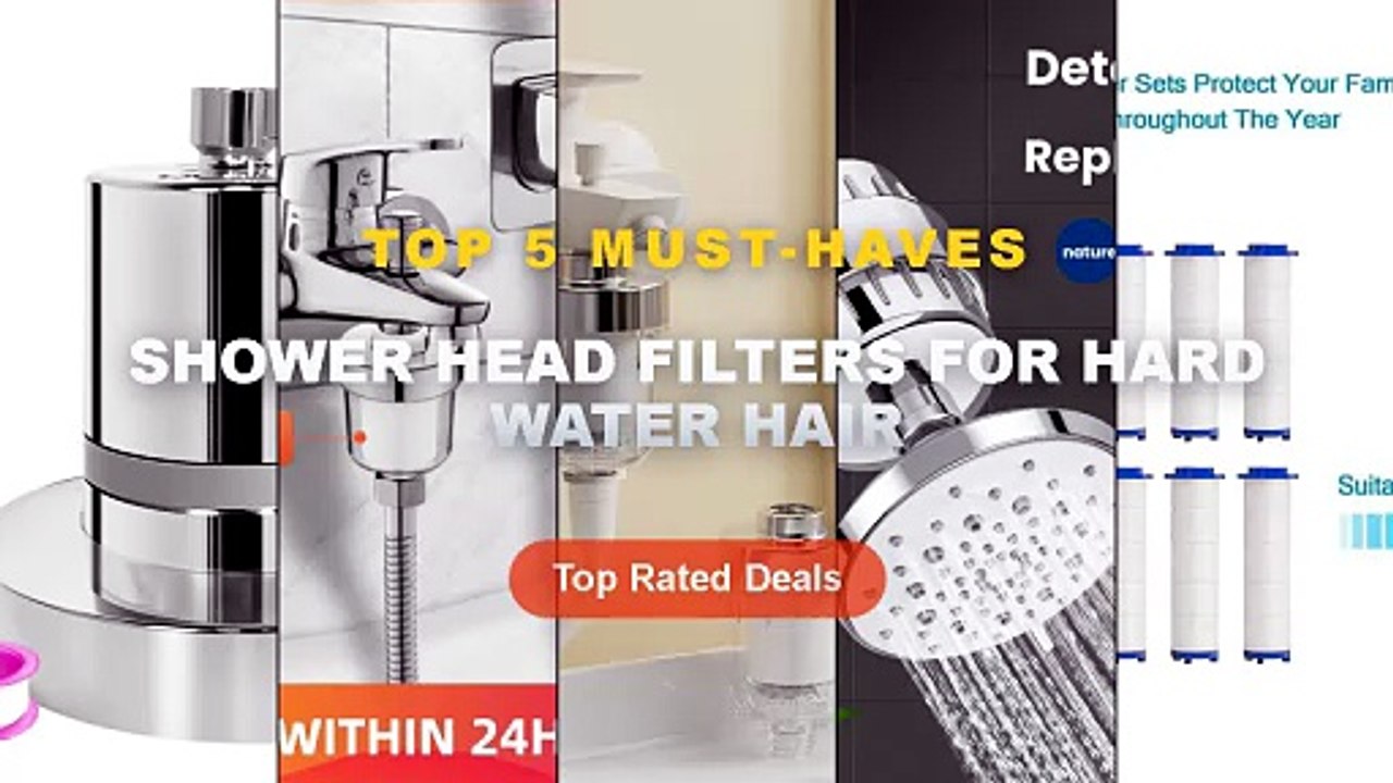 Shower Head Filters For Hard Water Hair: Top 5...