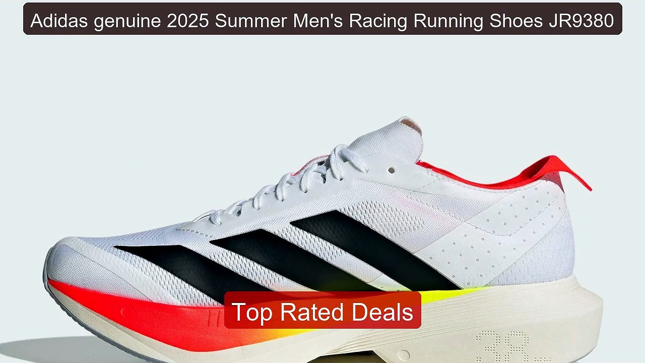 Adidas genuine 2025 Summer Men's Racing Running...