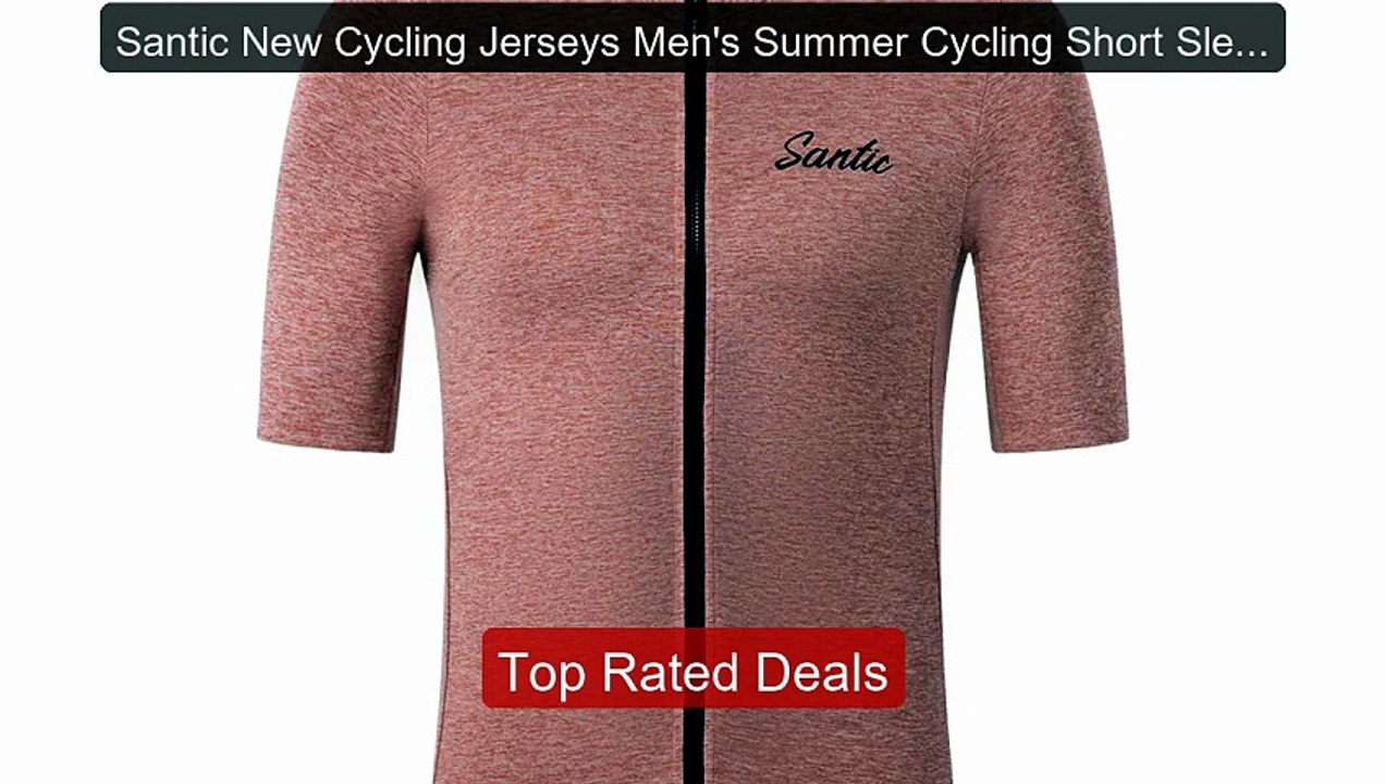 Santic New Cycling Jerseys Men's Summer Cycling Short Sleeve T... -- Hot Deal 2026 | Limited Offer!