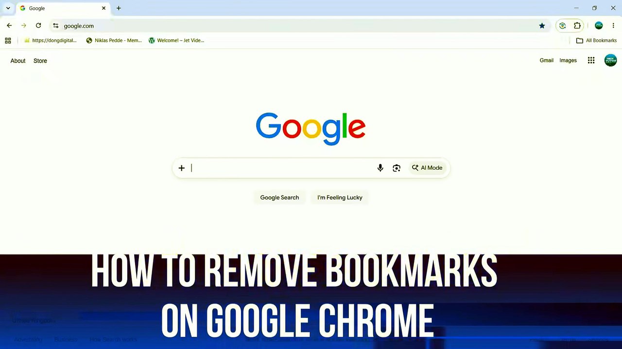 How To Remove Bookmarks on Google Chrome