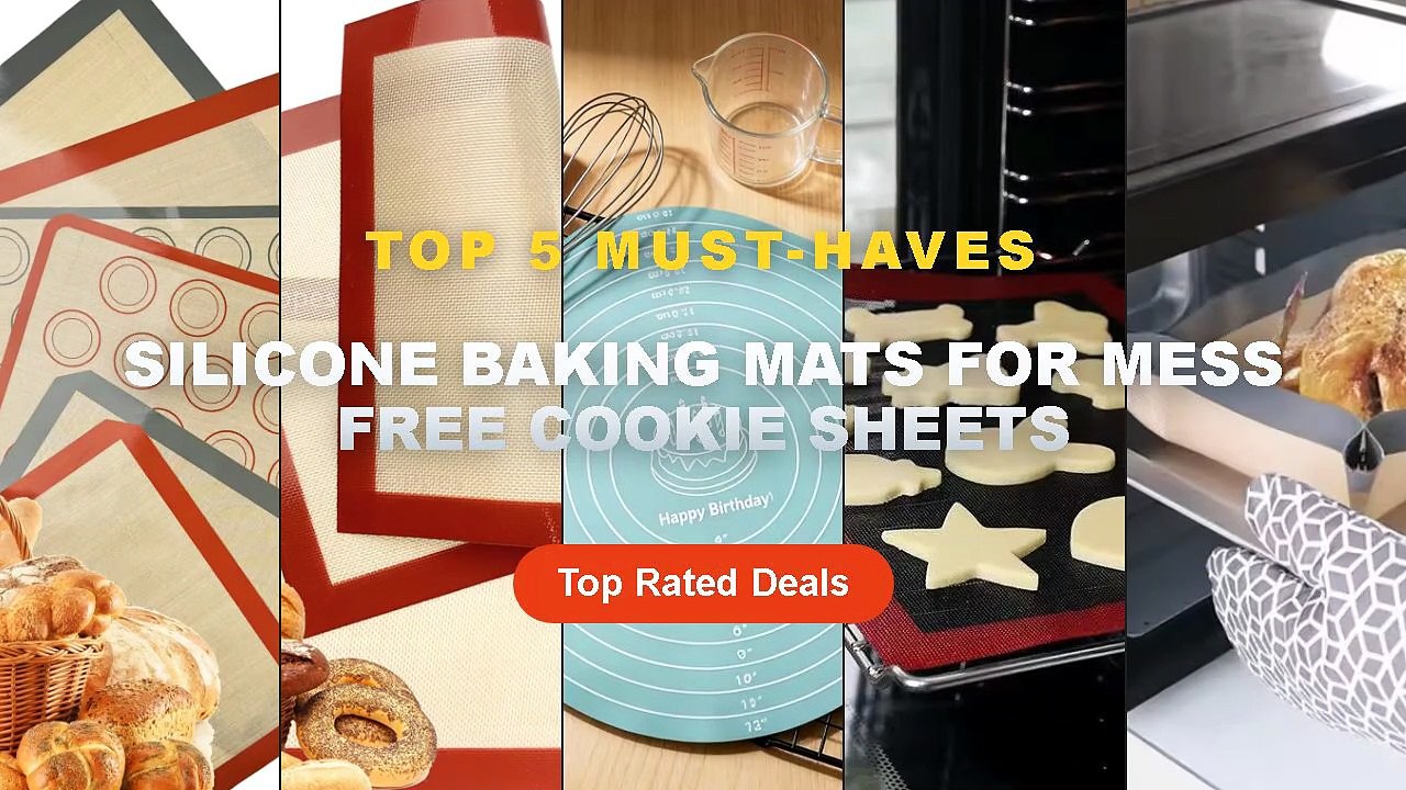 Amazing Silicone Baking Mats For Mess Free Cook...