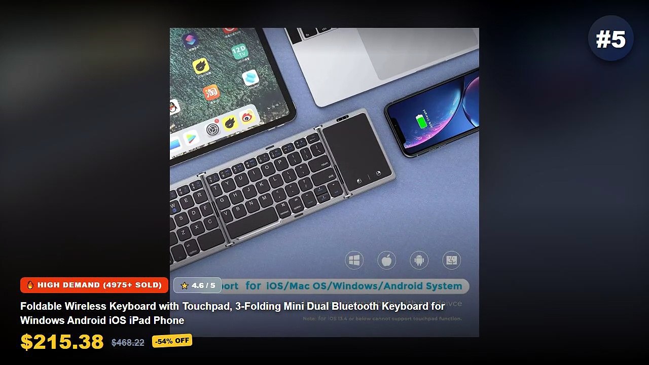Cheap & Best Foldable Bluetooth Keyboards For T...