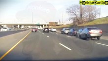 Lane Change From Hell Caught on Camera