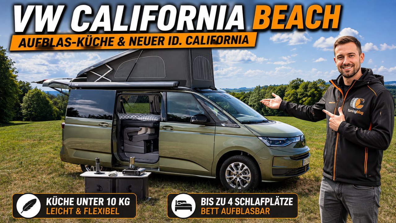 VW California Beach: Flexible Campingmodule von Stuff Bubble