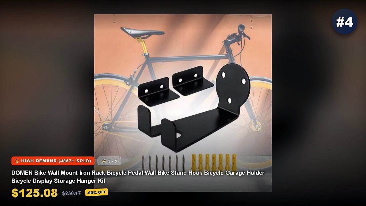 Don't Buy Wall Mounted Bike Racks For Apartment Storage Before Watching This! - 3Pcs Wall Mounted Bike Rack Space Saving...