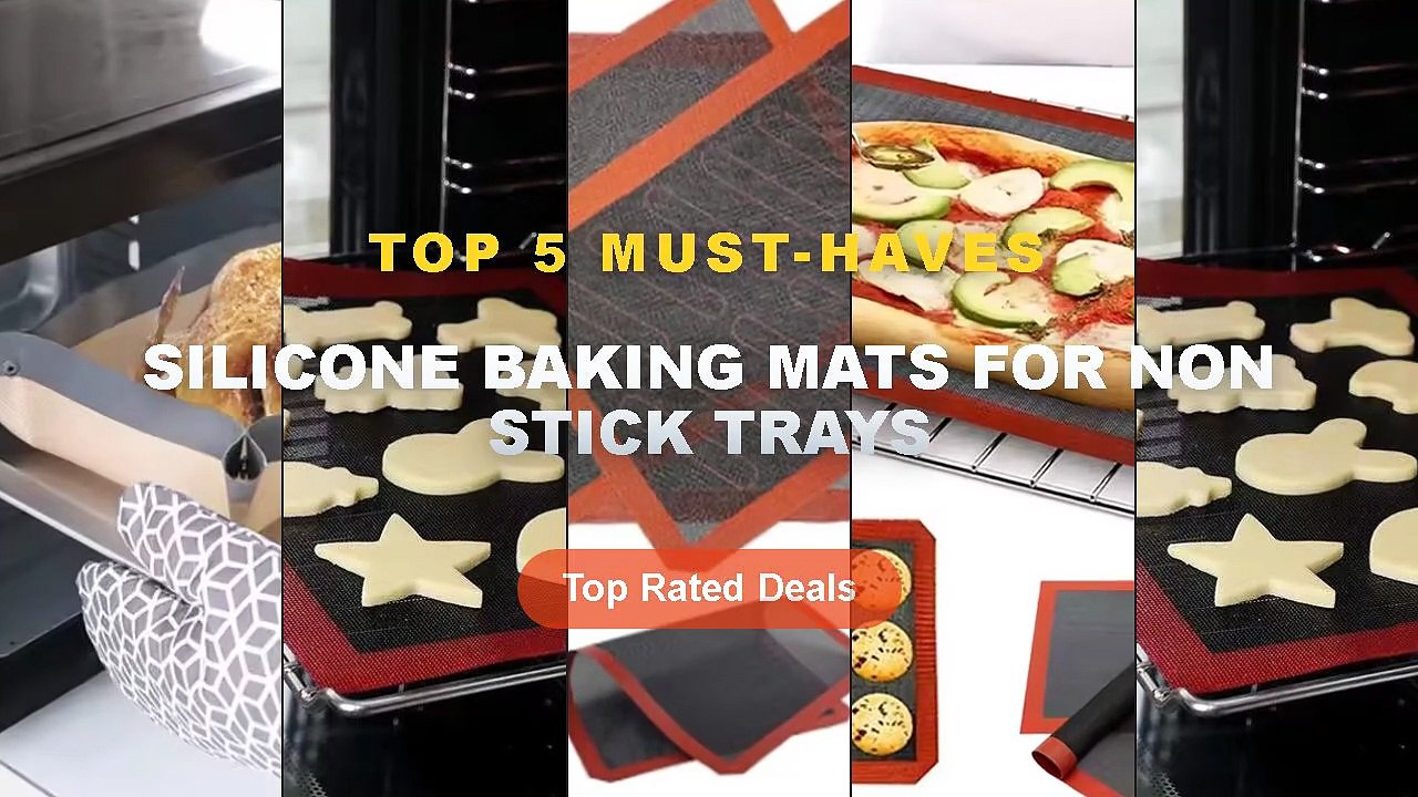 Silicone Baking Mats For Non Stick Trays: Top 5 Best Sellers - 30X40cm Silicone Grill Mat Baking Tray Breathable Cookie ...